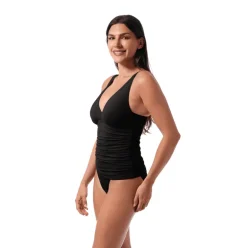 AMBER V-NECK TANKINI TOP