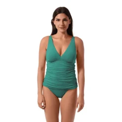 AMBER V-NECK TANKINI TOP