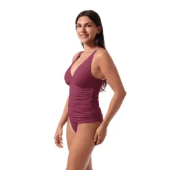 AMBER V-NECK TANKINI TOP