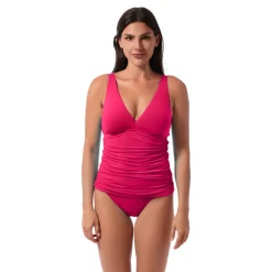 AMBER V-NECK TANKINI TOP