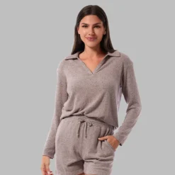 APRIL LONG SLEEVE PULLOVER TOP