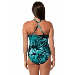BOLD PARADISE BIANCA DRAPE TANKINI TOP