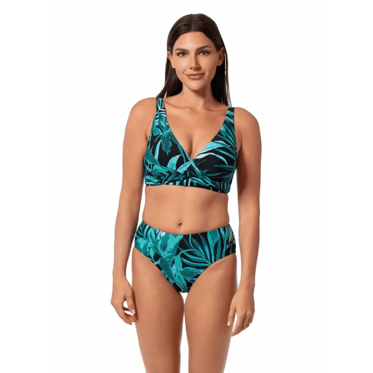 BOLD PARADISE VERA SURPLICE BRA TOP