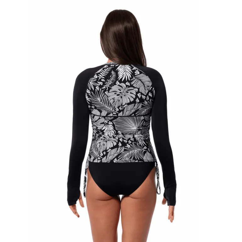 FOREST BLAST DRAWSTRING CREW TOP