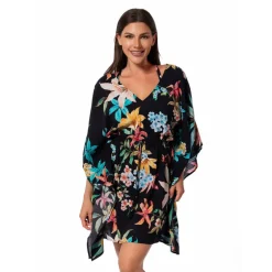 GARDEN PARTY JUNE SHORT TUNIC COVER UP