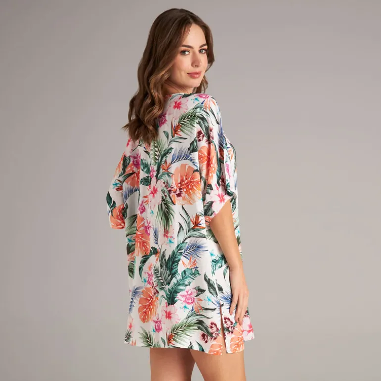 HAWAIIAN TERRACE CELIA TUNIC COVER-UP
