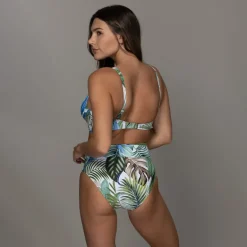 JUNGLE GLAM VERA SURPLICE BRA TOP