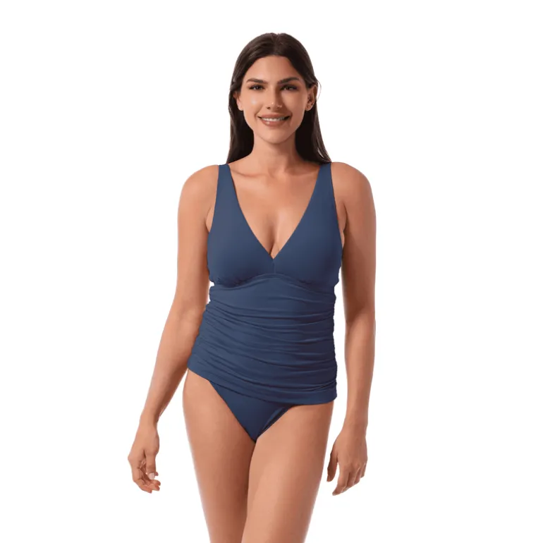 LOUISE WRAP TANKINI TOP