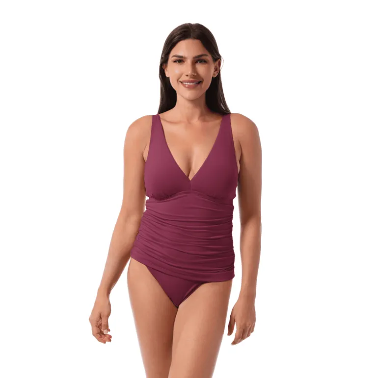 LOUISE WRAP TANKINI TOP