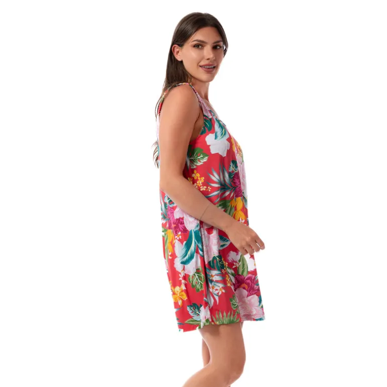 MORNING BLOOM LEAH SHORT DRESS