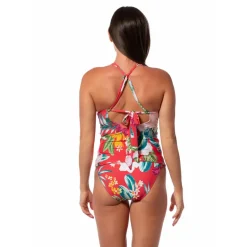 MORNING BLOOM LOUISE WRAP TANKINI TOP