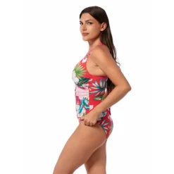 MORNING BLOOM LOUISE WRAP TANKINI TOP