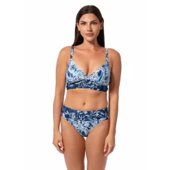OCEAN MOSAIC CECILE MIDKINI TOP