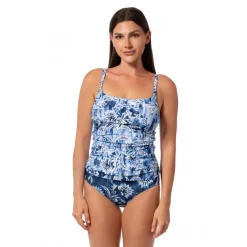 OCEAN MOSAIC EDEN CAMI TANKINI TOP
