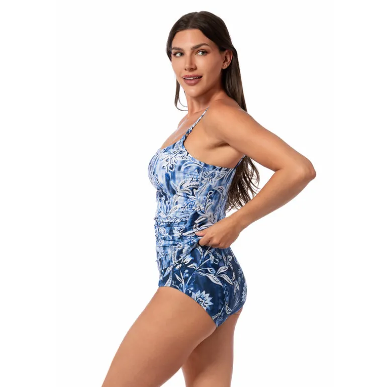 OCEAN MOSAIC EDEN CAMI TANKINI TOP