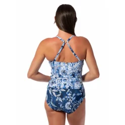 OCEAN MOSAIC EDEN CAMI TANKINI TOP