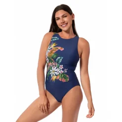 PALM DELIGHT FARRAH HIGH NECK ONE PIECE