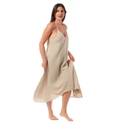 ROYAL BLACK MAGGIE SCARF DRESS