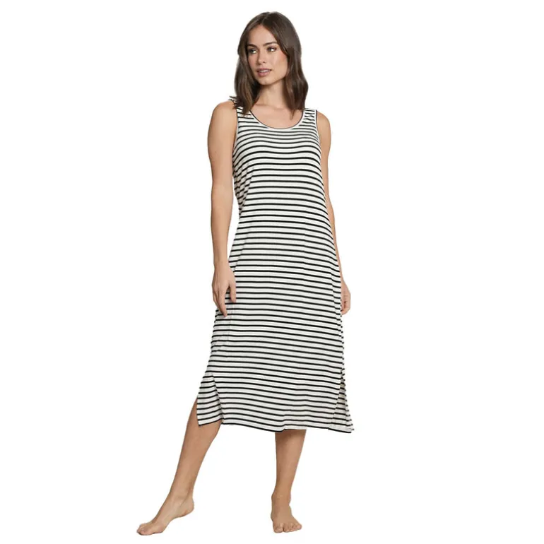 STRIPED MAXI DRESS