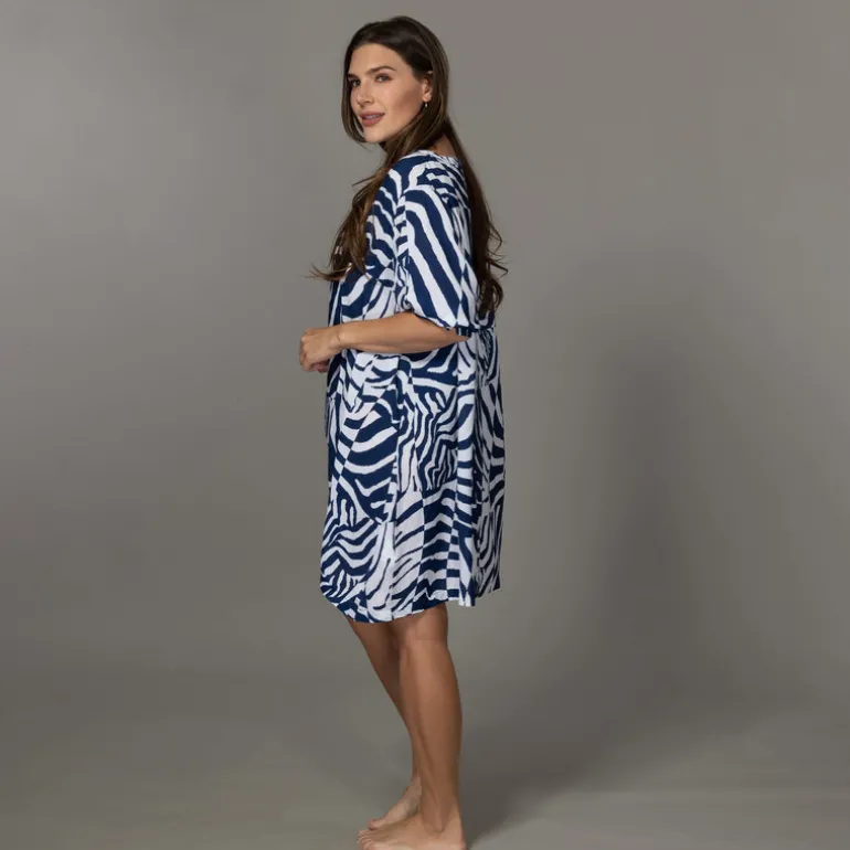 WILD CURVES LORETTA V-NECK TUNIC